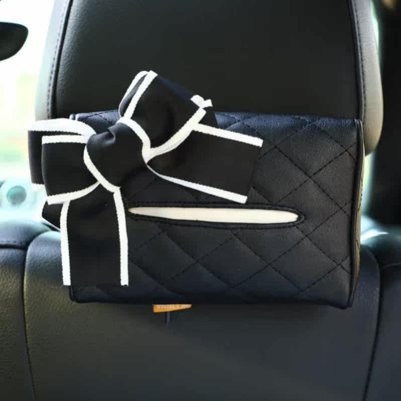 Car tissue box new cute car removable sanitary paper bag car decoration supplies Daquan car hanging sanitary paper box