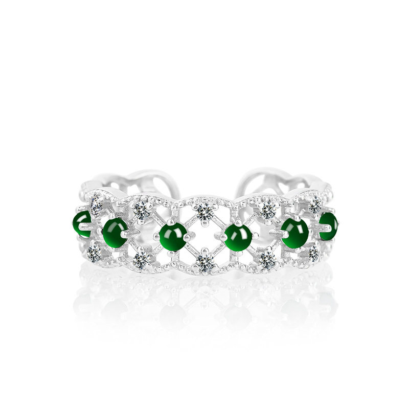 Cuiyingfu natural jade fashionable ink jade