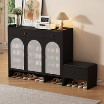 New shoe cabinet popular doorway home storage artifact space-saving entrance cabinet multi-functional storage cabinet seat and stool all in one