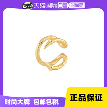 (Self-operated) VITARING S925 silver ear clip for women without pierced ears ins style niche design special-shaped ear clip