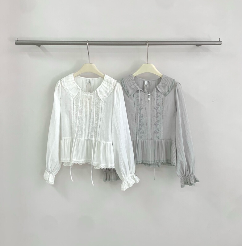 Omelet Heavy-Duty Accordion Pleated Shirt
