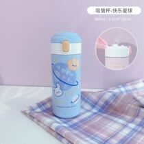 Insulation Cup ins Teenage Hearts Cute Cartoon Girlfriends Mug Cups Advanced Sensation A Couples Creative Minima