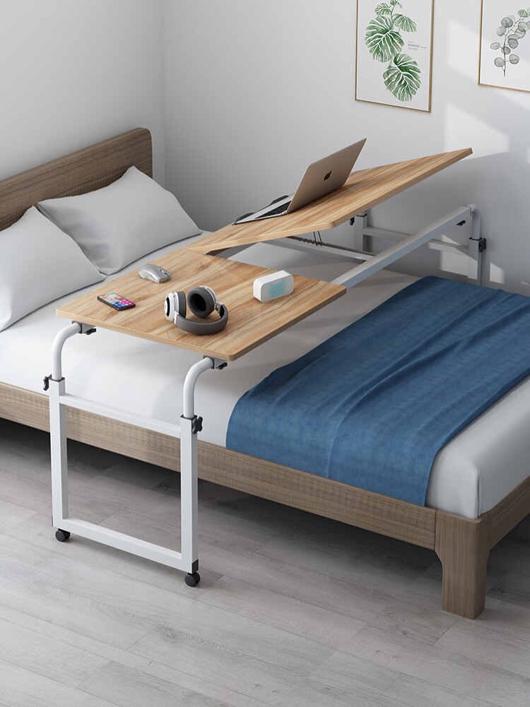 Cheng Xiao same bed desk end computer lazy desktop computer Yang Di long bedroom retractable span movable lift