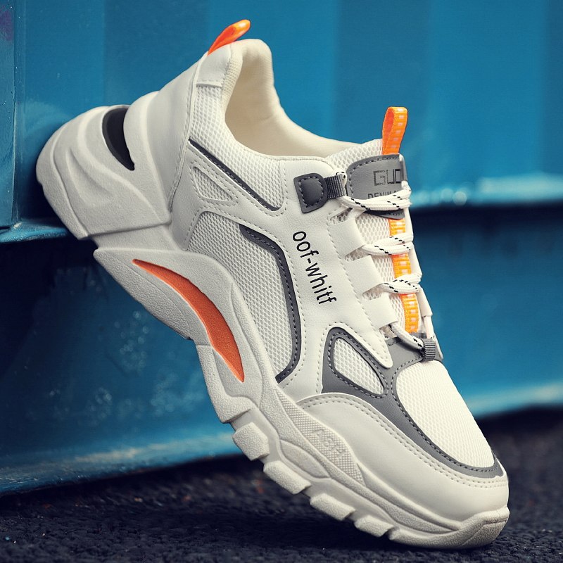 New thick-soled daddy shoes men's summer breathable students large size casual sports running shoes fried street trend men's shoes