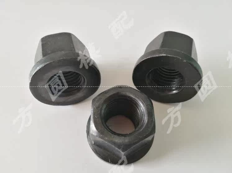 With pad nut 12 grade 9 hardened heat treatment flange nut thickened nut M8M10M12M14M16M20