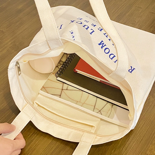 Dailybag Canvas Bag Simploity Письмо оригинальное нишевое дизайн дикий студенческий сценарий персонализированный литературный холст сумки