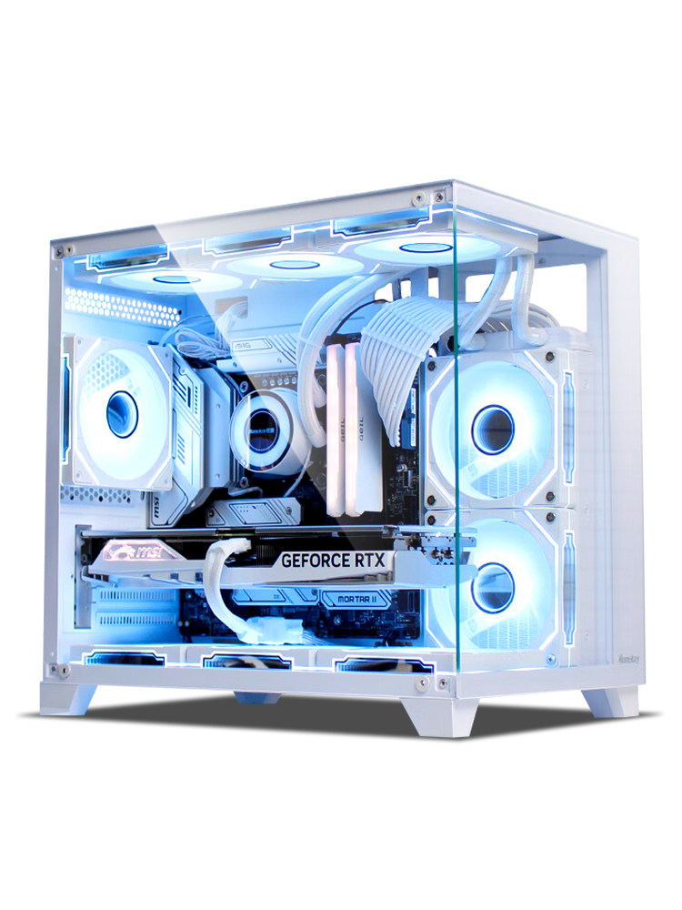 Asus Desktop Computer Host with Intel Core I5 12400/13400/14600/5060, Suitable for Office, Home, Gaming, and High-End Water-Cooled Assembly