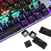 Leikui Wired Mechanical Keyboard with Blue Switches, Backlit, Gaming, E-Sports, Standard USB Connection, Supports Desktop and Notebook