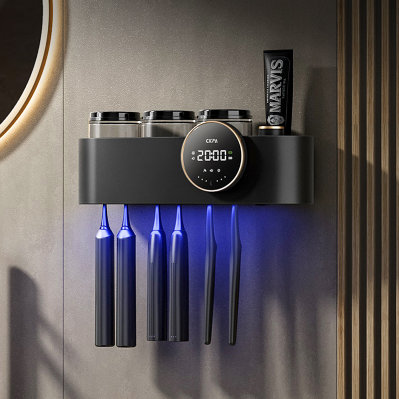 Philips Ultraviolet Toothbrush Sterilizer Smart Germicidal Drying-free Punched Dressing Room Electric Toothbrush Shelving