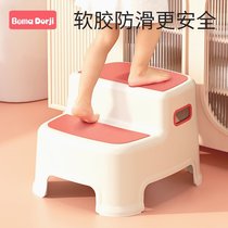 Ladder stool household two-step ladder step foot high and low stool ladder chair dual-purpose kitchen climbing stool car wash stool two-step stool