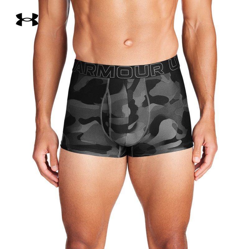 Under Armour Ua Boxerjock Men's 3inch Printed Sports Casual Boxer Briefs-3 Pack 1387419