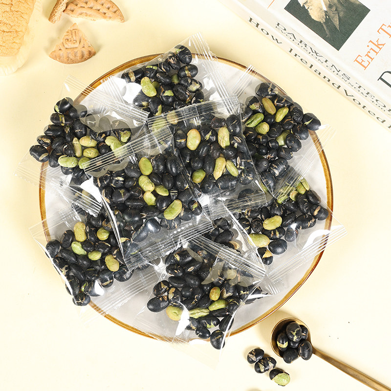 Black bean ready-to-eat raw taste fragrant crisp fried lightly processed pregnant woman nut specie in canned small package 500 gr-Taobao