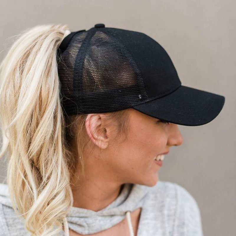 Summer Thin Mesh Baseball Cap For Women Men Sun Visor tail A