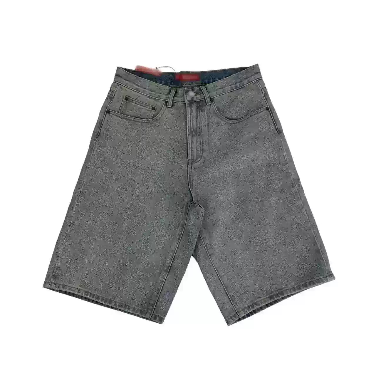 Baggy denim jorts washed denim shorts