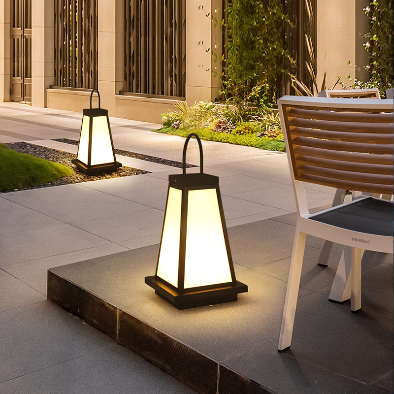 Outdoor lawn lamp waterproof garden villa courtyard grass buried lamp outdoor balcony Chinese garden Japanese lamp floor lamp
