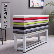 Rectangular Cassette Linen Cushion Changing Shoes Stool Backrest Solid Wood Sofa Dining Chair Stool Floating Window High Density Sponge Cushion