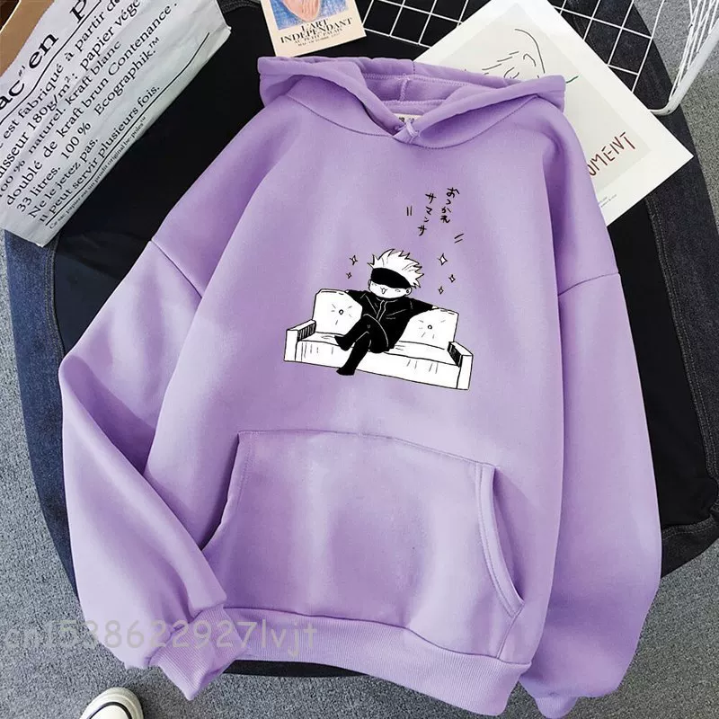 Jujutsu kaisen anime hoodie wmeen Gojo Satoru Print 2022 SPR