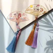 Classical bookmark of hollow fly crane fan bookmark double stream Su creative Chinese style beautiful literary gift bookmark classical bookmark