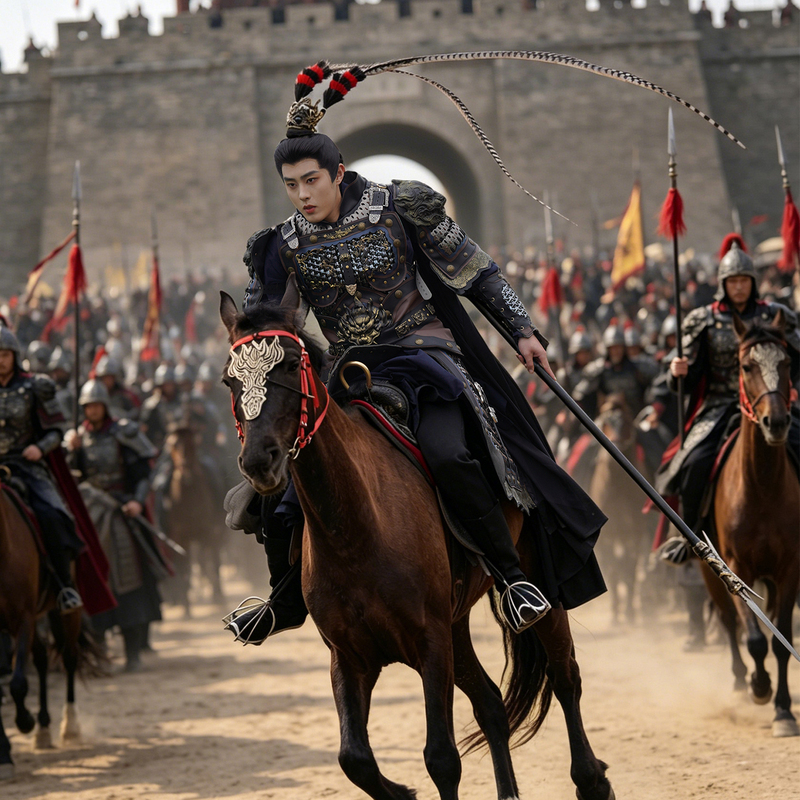 Zhu Yuzhang Linghe's Same Style Wu'An侯 Armor, Ancient General Armor, Real-Person Wearable Cosplay Performance Costume Armor