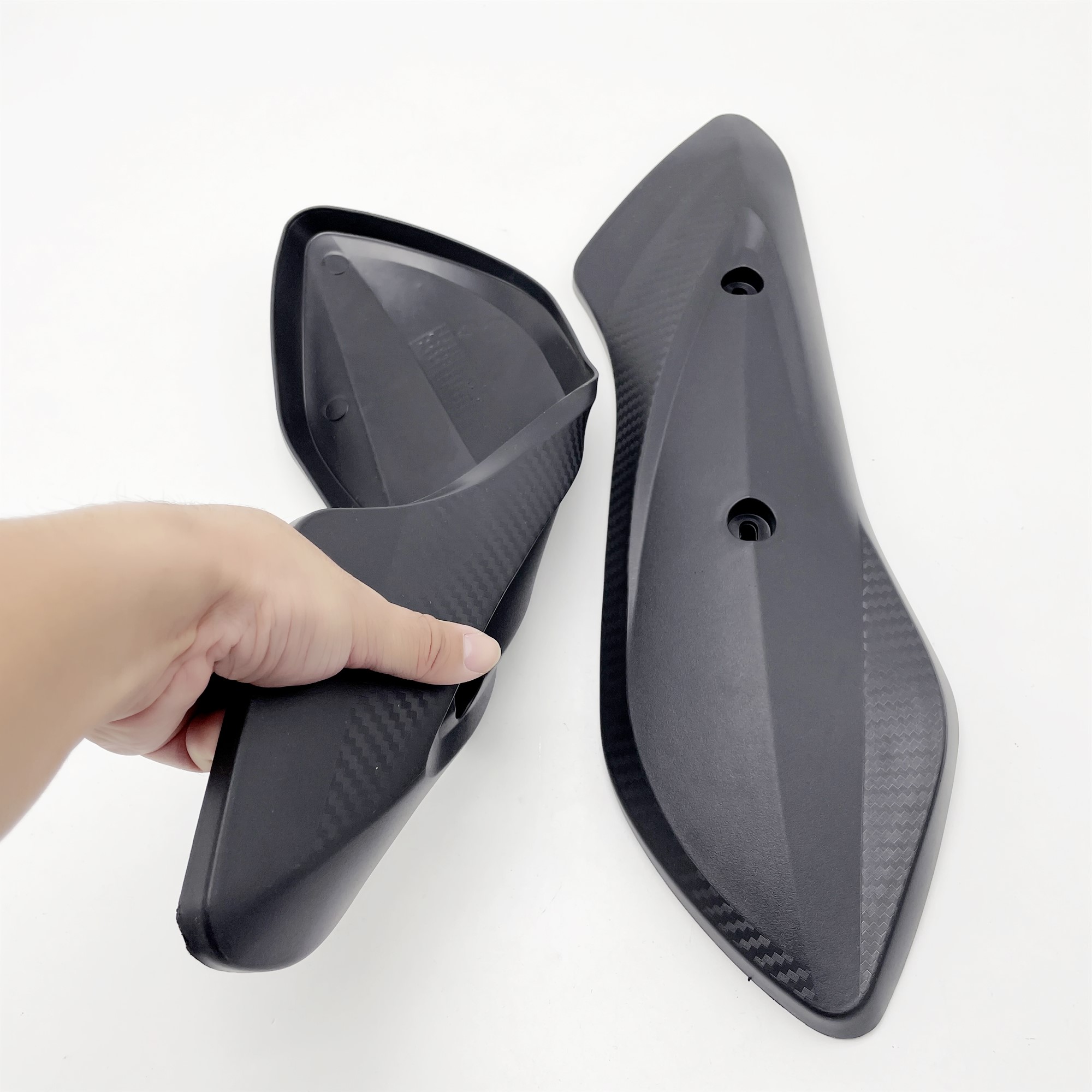 Electric Vehicle Flat Fork Guard Plastic Parts Suitable for Xunying, Shangling, Leitingwang, Aima, Yadea, Five Star Diamond Leopard Mudguard