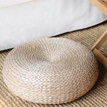 Straw futon Japanese-style cushion thickened round tea ceremony rattan tatami yoga meditation meditation mat floor cushion