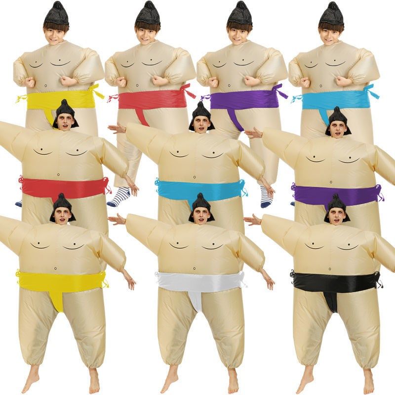 Sumo inflatable clothes funny trembles with cartoon doll clothing adult children lux fat clothes