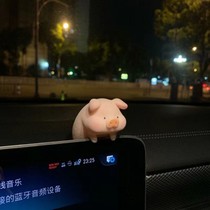 Shake the sound creative birthday Halloween gift to boys girlfriends cute car pig desktop ornaments