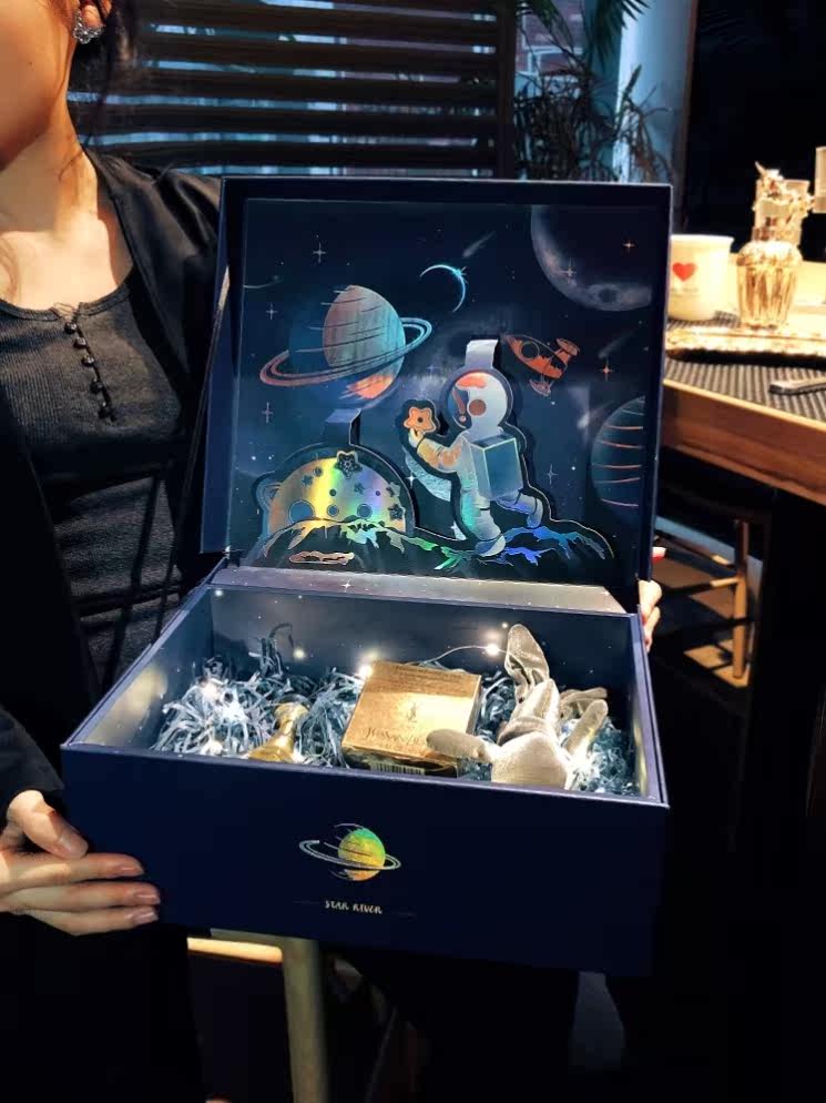 Gift Box Big Number Send Girlfriend Gift Box Girl Edition Senior Children Birthday Gift Snacks Box