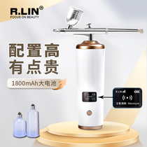 Oxygen injection meter household water injection beauty instrument nano sprayer facial essence introduction water light spray gun liquid crystal charging