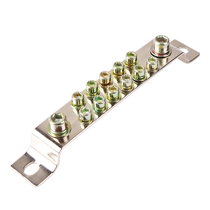 3*25 double row neutral line grounding bar 11 13 15 17 21 25 30 hole distribution box terminal block copper bar