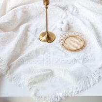 Tablecloth advanced feeling photo ins thickened milky white three-dimensional pattern background cloth photo net red valley beauty props photo