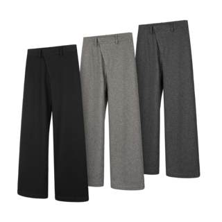 Deserto 700g lourd auto-chauffant laine diagonale patte droite ample décontracté déplacements automne et hiver pantalon