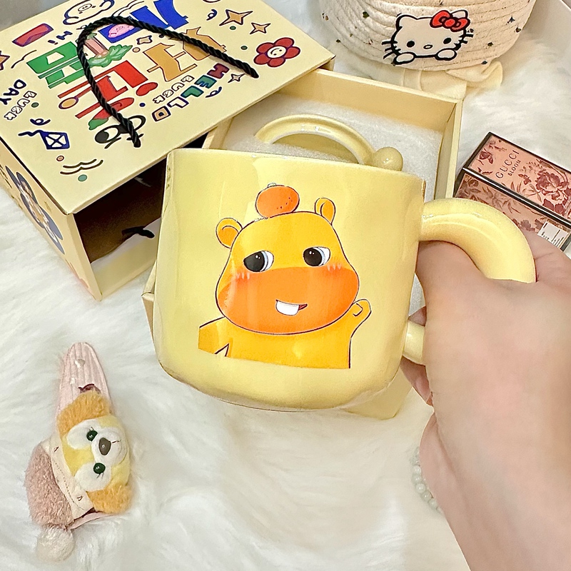 2025 New Capybara Water Cup Peripheral Gift Box Christmas Practical Gift for Female Teachers Back-To-School Small Gift 2025 New Capybara Water Cup Peripheral Gift Box Christmas Practical Gift for Female Teachers Back-To-School Small Gift