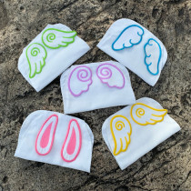 Baby sweat-absorbent towel baby childrens pure cotton sweat towel embroidered plus size adult kindergarten mat sling 0-3-6 years old