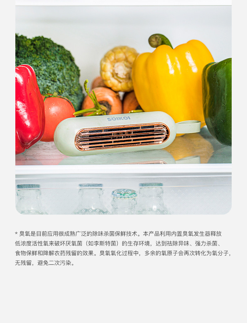 Soikoi 司崎库 SK-RD106 冰箱除味器 券后89元包邮 值值值-买手聚集的地方