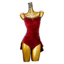 2024 New Professional Latin Dance Performance Costumes Samba Pole Competition Dance Skirt Sexy Suspender Dance Dress