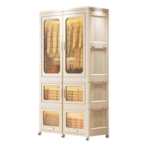 Adult wardrobe installation-free childrens clothes storage cabinet storage cabinet vertical cabinet home simple assembly baby wardrobe
