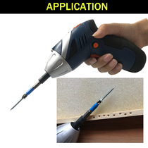 Anti-slip screwdriver strong magnetic screwdriver S2 steel electric batch nozzle cross-batch head electric strong magnetic electric drill batch head 10 only fit