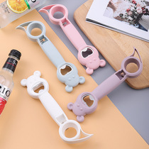 Bottle Opener Four All-in-one Multifunction Beer Bottle Opener Starter Bottle Opener Multi Purpose Open Can Opener Open Lid