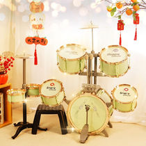 Playboy Baby (QIAOWABAOBEI) Rack Daughter Drum Children Beginner Kid Toy Boy 1-3-year-old