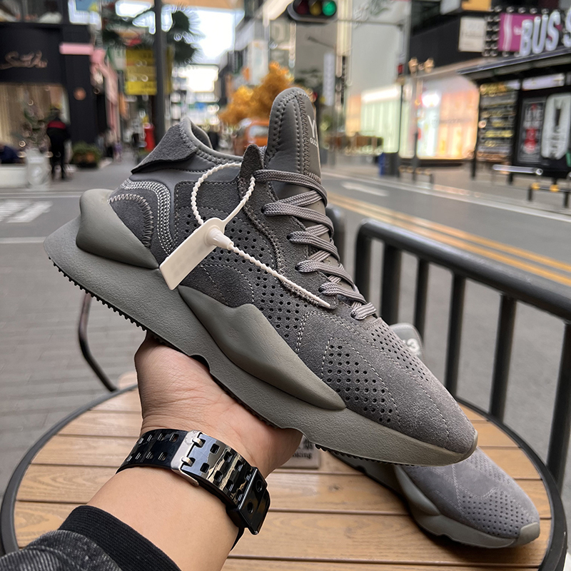 2025 Spring/Summer Black Warrior Men's Shoes Addsioop Y3 Couple Genuine Leather Perforated Hollow ins Casual Dad Shoes