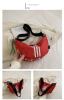 Japanese and Korean popular striped canvas bags for women this year