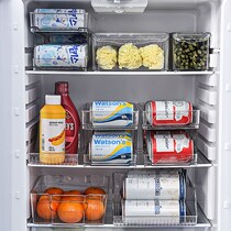 Beverage Containing Fridge Interior Shelve Snow Cabinet Beer Coke snow Bielation Double Automatic Roll-down Storage Box