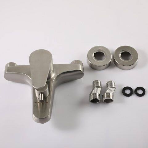 304 Stainless Steel Shower Faucet Bathroom Hot and Cold Switch Bathtub Faucet Triple Shower Bath Mixer Valve
