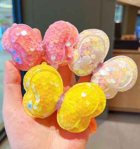 Детские блестки для ногтей, милая резинка для волос, хвостик, новая коллекция