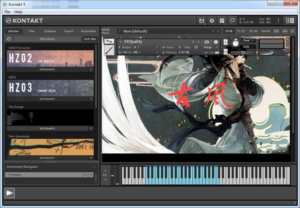 Chinese Instruments GuFeng Quality Kontakt中国风古风音色音源民乐民族音源古筝琵琶音源WIN/MAC
