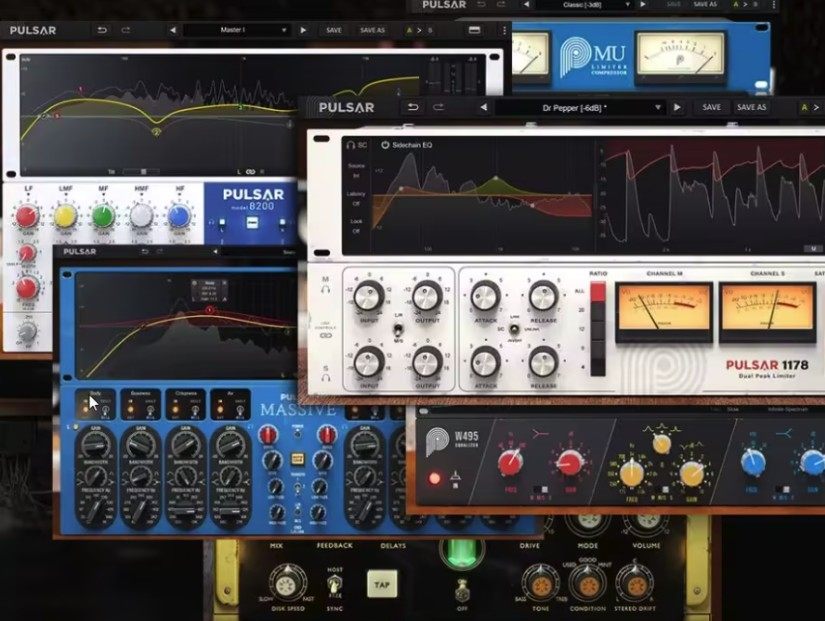 11个高品质模拟仿真效果器插件合集Pulsar Audio Bundle v2026