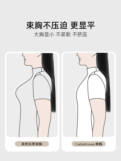 Carbinkoneer Women's Seamless Corset Bra for Large Busts, Slimming Sports Vest Style Breast Shaping 2025 New Model