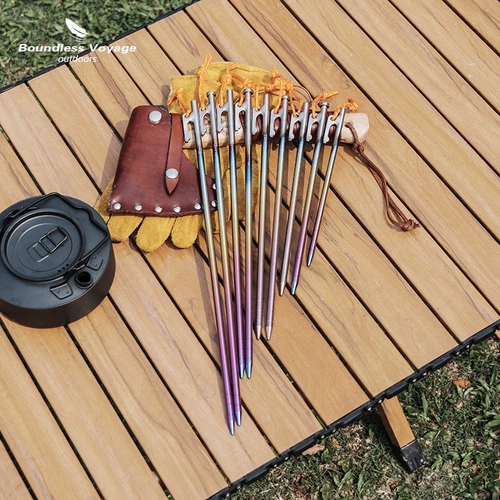 Металлический дорожный навес для кемпинга, длинная ветрозащитная палатка, фиксаторы в комплекте