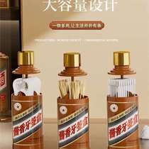 Household high-end toothpick box personalized and creative toothpick tube toothpick jar sauce-flavored toothpick barrel storage and storage in stock